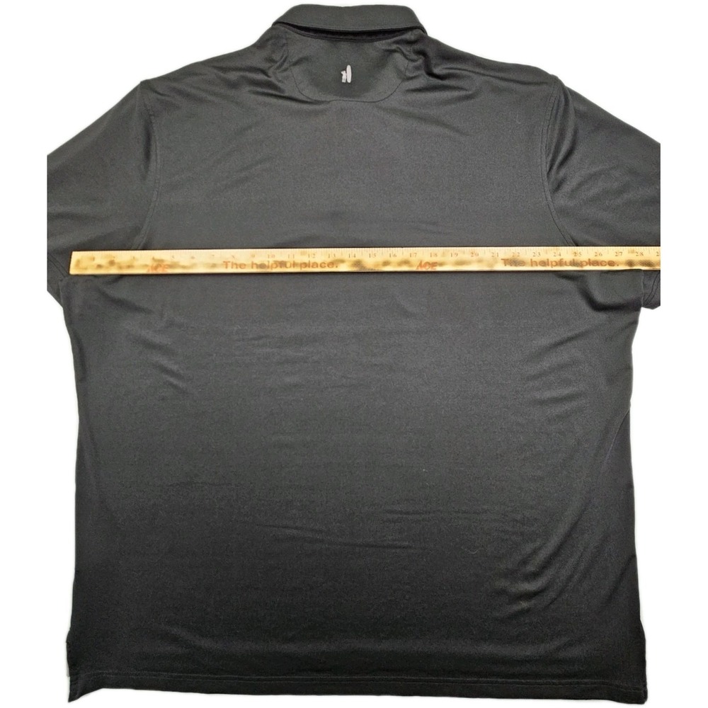 Johnnie O Birdie Prep Performance Mens 2XL Black Golf Polo Casual Shirt JMPO1710 - Picture 8 of 11